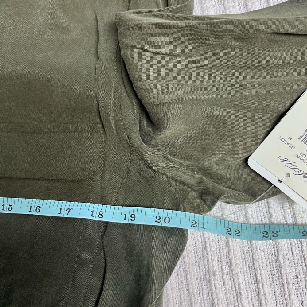 Lord & Taylor Dark Green Casual Button Down Shirt - Picture 6 of 10